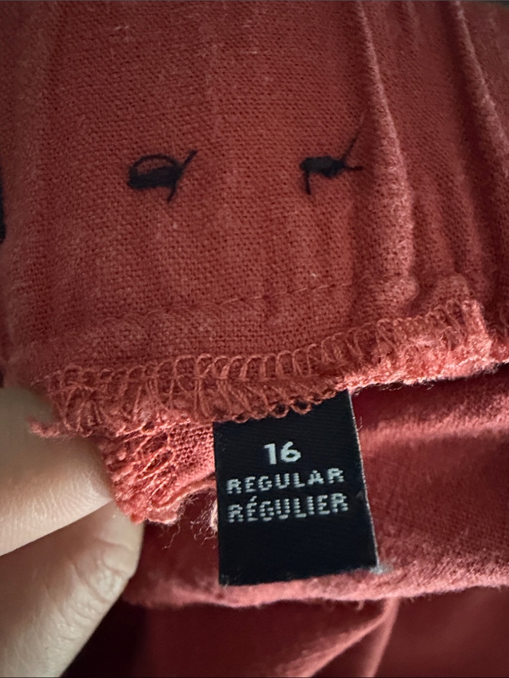 Reitmans Rust Red Capris - Picture 6 of 6